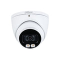 Kamerë Analoge Dahua DH-HAC-HDW1239T-A-LED 2MP Full Color Starlight 1080P me pamje me ngjyra 24/7, LED të bardhë deri në 40 metra, mikrofon të integruar, lente 3.6mm, HDCVI dhe IP67, ideale për kamera sigurie në shtëpi, biznese dhe ambiente të jashtme në Shqipëri.