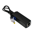 Wi-Tek WI-POE51S-48V PoE splitter Gigabit për ndarjen e të dhënave dhe energjisë