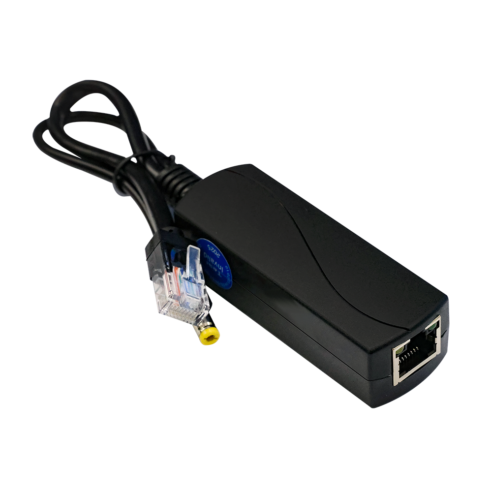 Wi-Tek WI-POE51S-48V PoE splitter Gigabit për ndarjen e të dhënave dhe energjisë